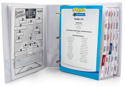 SPARK Curriculum Manual shows a 3-ring binder with different units organized.